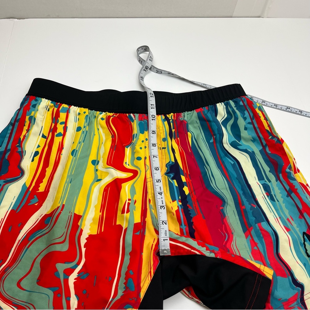 Tachuntfish THF Mens 2XL Active Shorts Aztec Geometric Workout Exercise Colorful - Picture 8 of 12